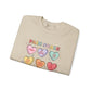 Candy Hearts Pain Scale Sweatshirt
