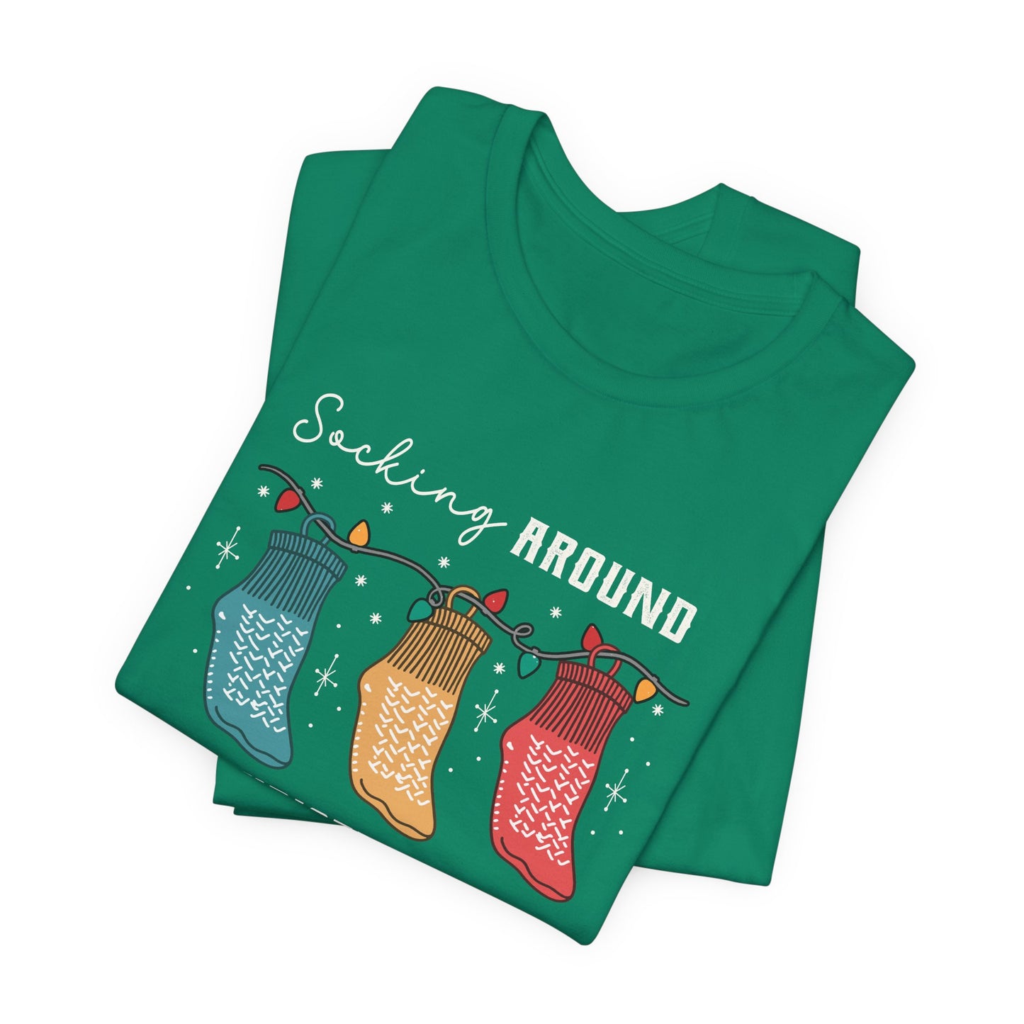 Socking Around the Christmas Tree T-Shirt