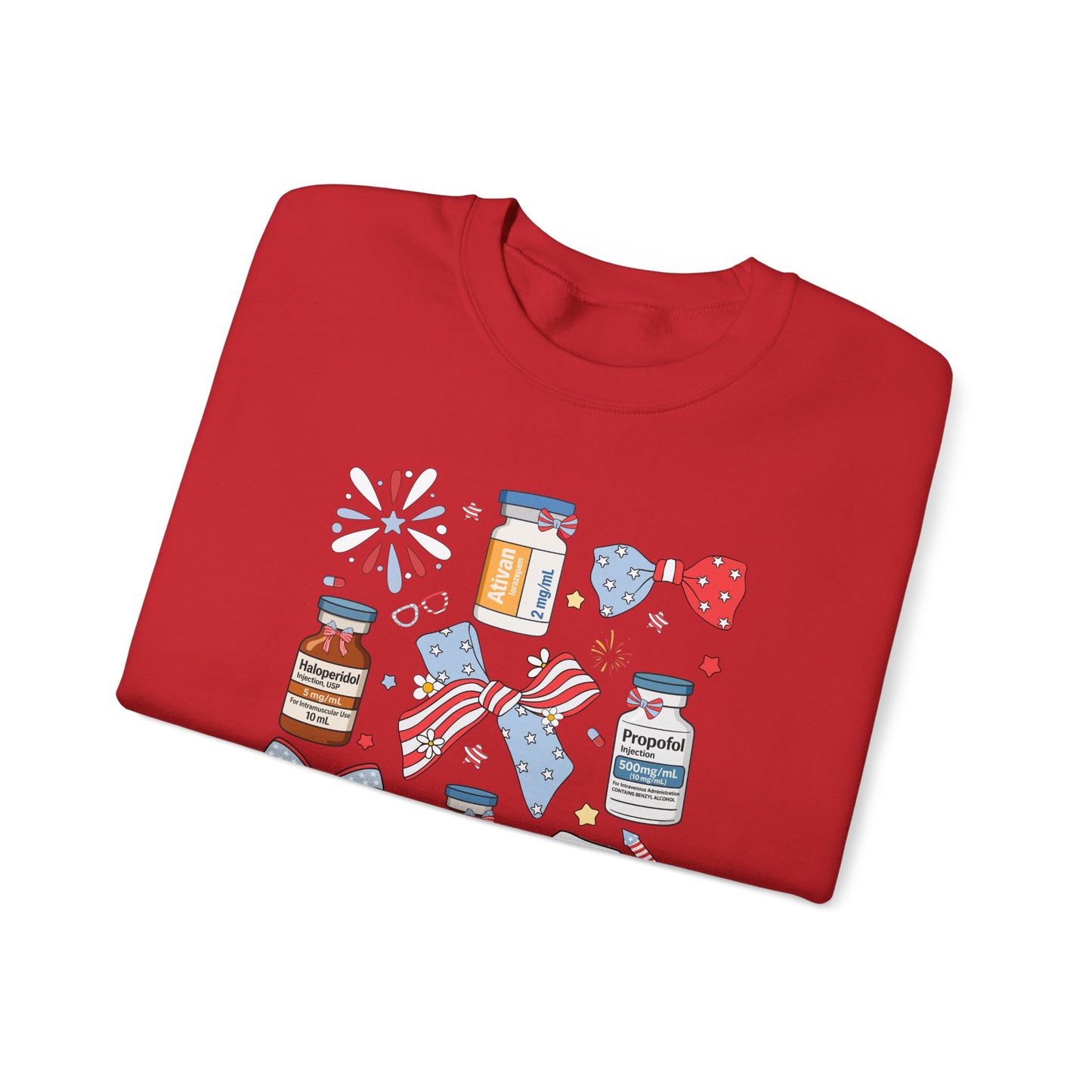 Red, White & Sedated Sweatshirt