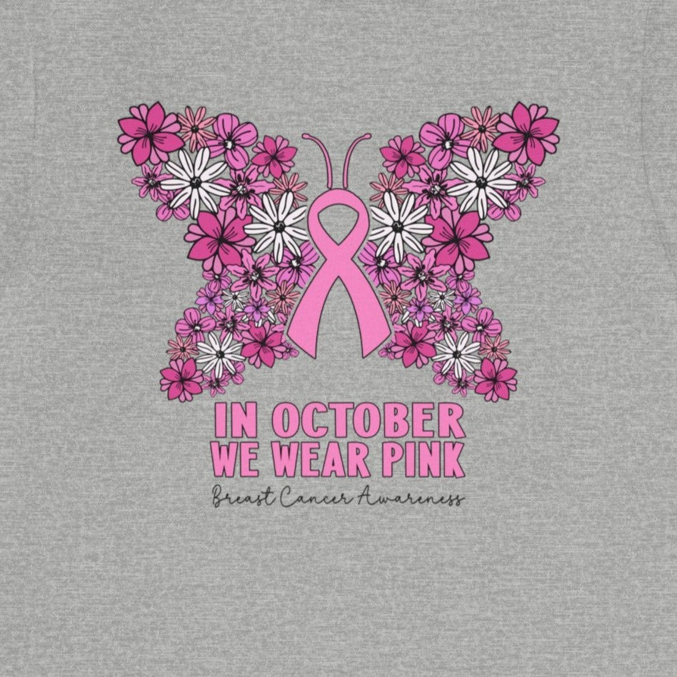 Breast Cancer Awareness Butterfly T-Shirt