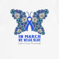 Colon Cancer Awareness Butterfly T-Shirt