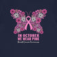 Breast Cancer Awareness Butterfly T-Shirt