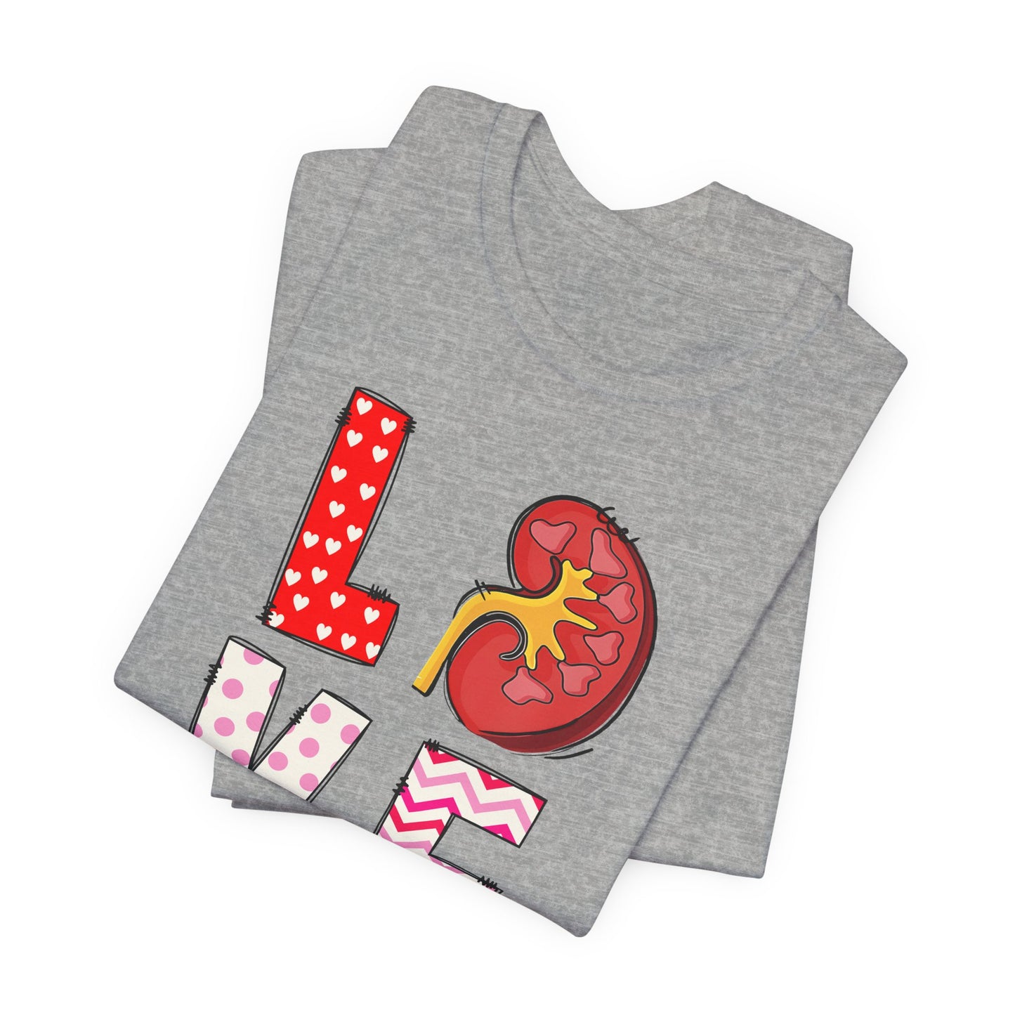 L-O-V-E with Kidney T-Shirt