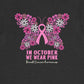 Breast Cancer Awareness Butterfly T-Shirt