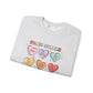 Candy Hearts Pain Scale Sweatshirt
