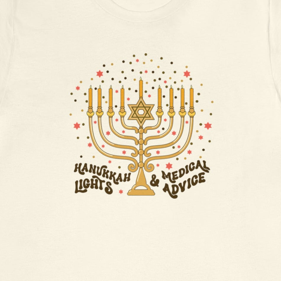 Hanukkah Lights & Medical Advice T-Shirt