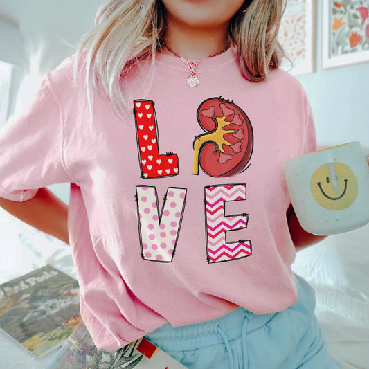 L-O-V-E with Kidney T-Shirt