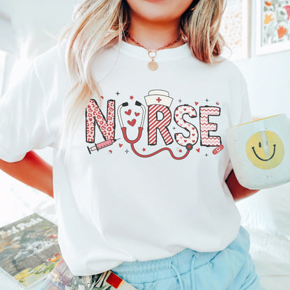 Nurse Valentine's Day T-Shirt