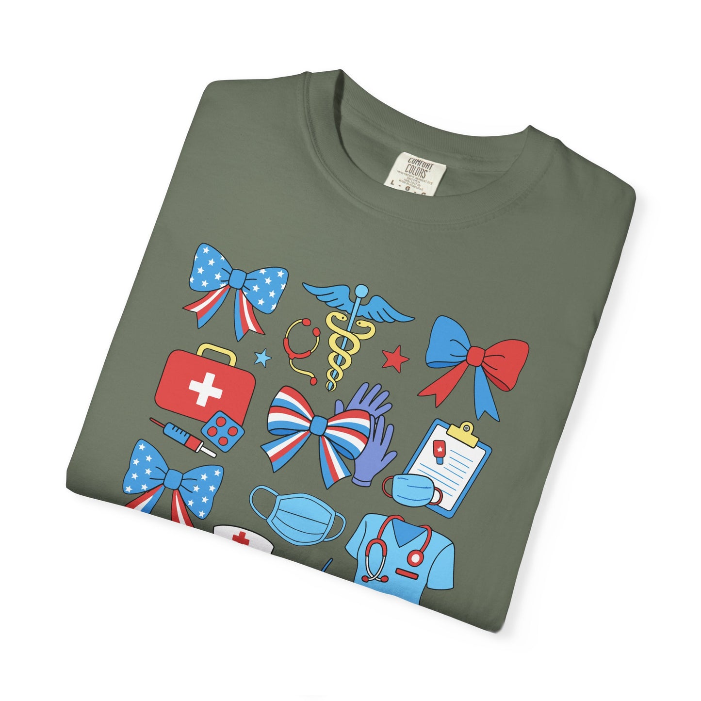 Coquette Nurse July 4th T-Shirt