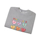 Candy Hearts Pain Scale Sweatshirt