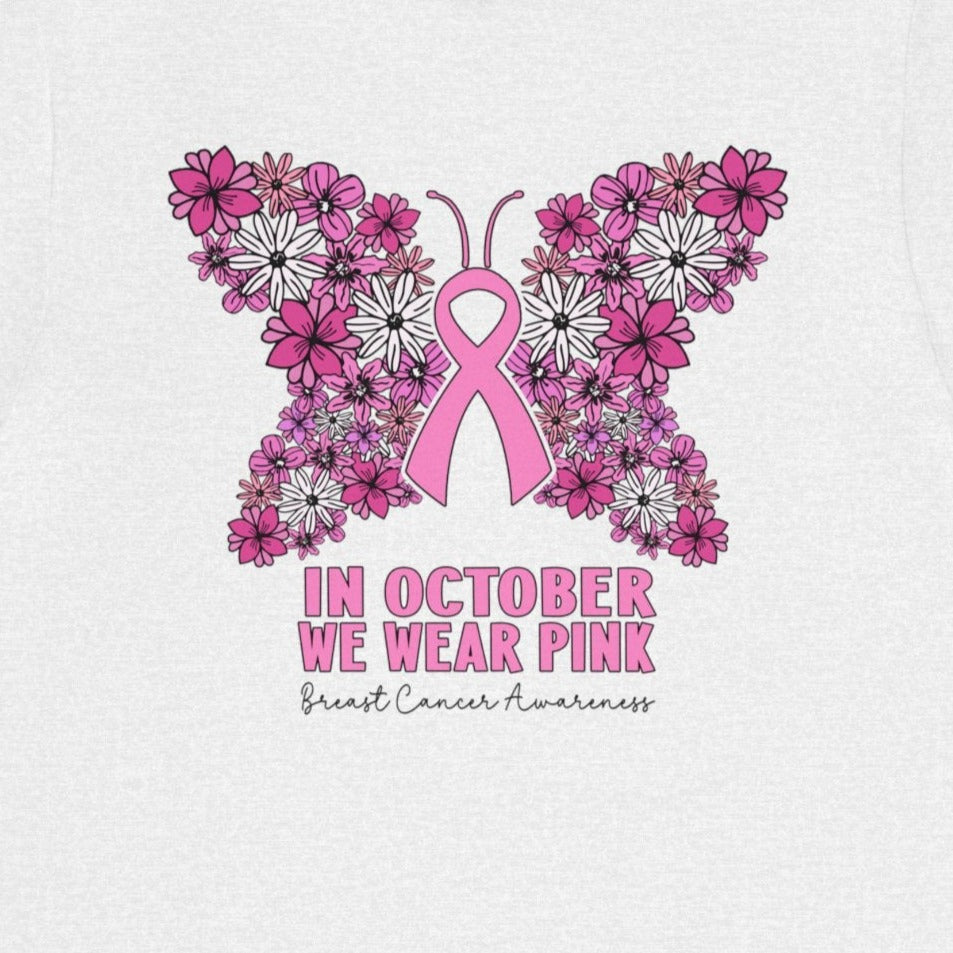 Breast Cancer Awareness Butterfly T-Shirt