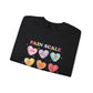 Candy Hearts Pain Scale Sweatshirt