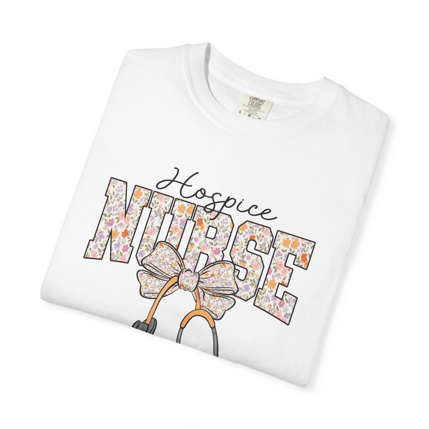 Hospice Nurse Bow T-Shirt