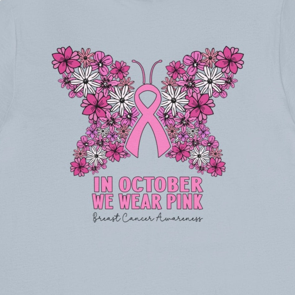 Breast Cancer Awareness Butterfly T-Shirt