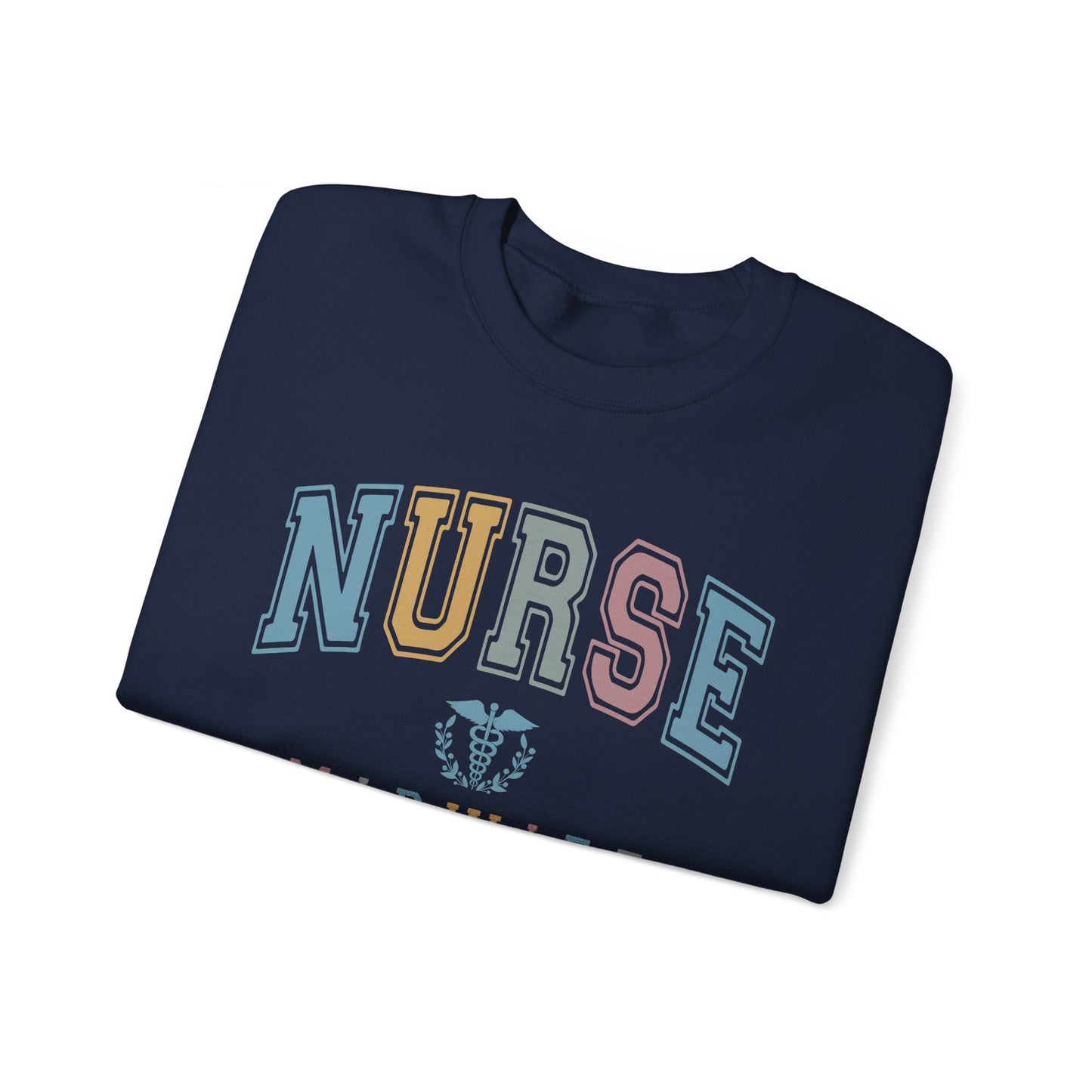 Colorful Varsity Nurse Midwife Sweatshirt