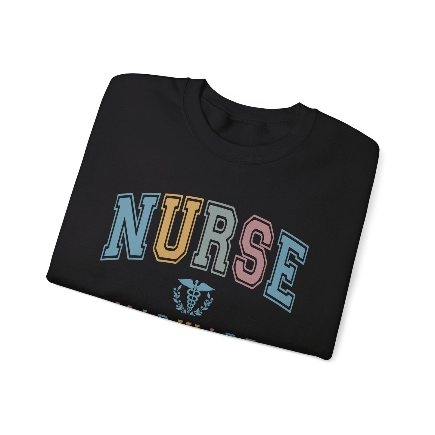 Colorful Varsity Nurse Midwife Sweatshirt