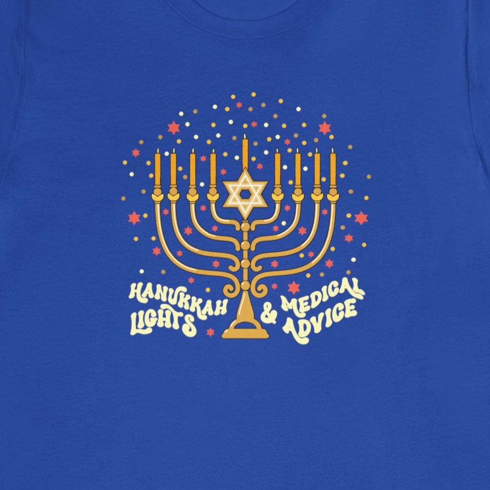 Hanukkah Lights & Medical Advice T-Shirt