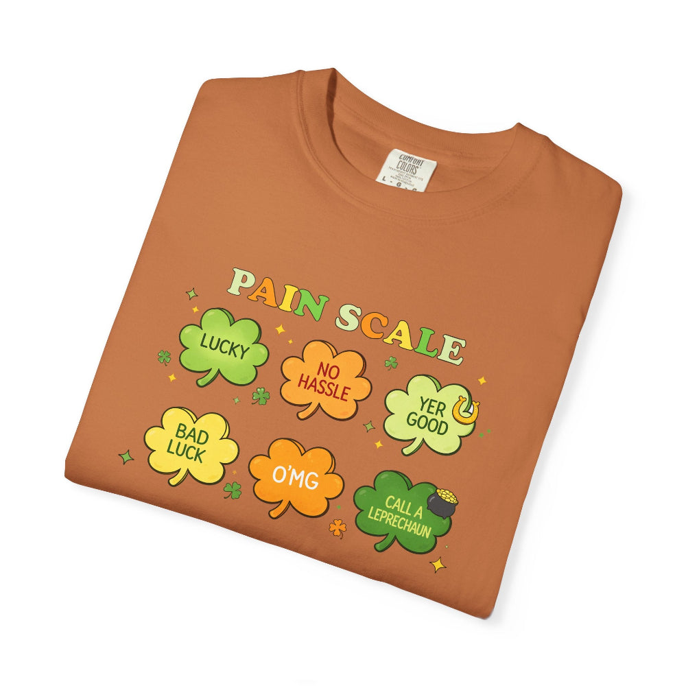 Saint Patrick's Day Pain Scale T-Shirt