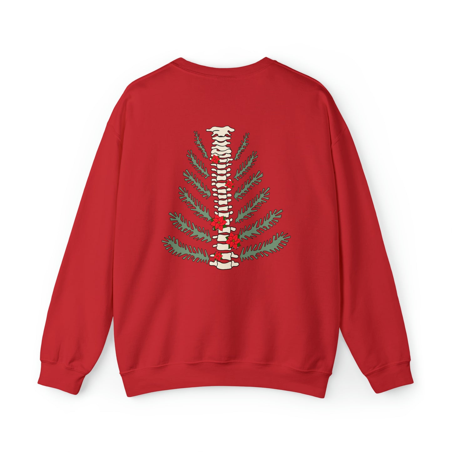 Christmas Tree Spine (Back Design) Sweatshirt