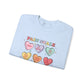Candy Hearts Pain Scale Sweatshirt
