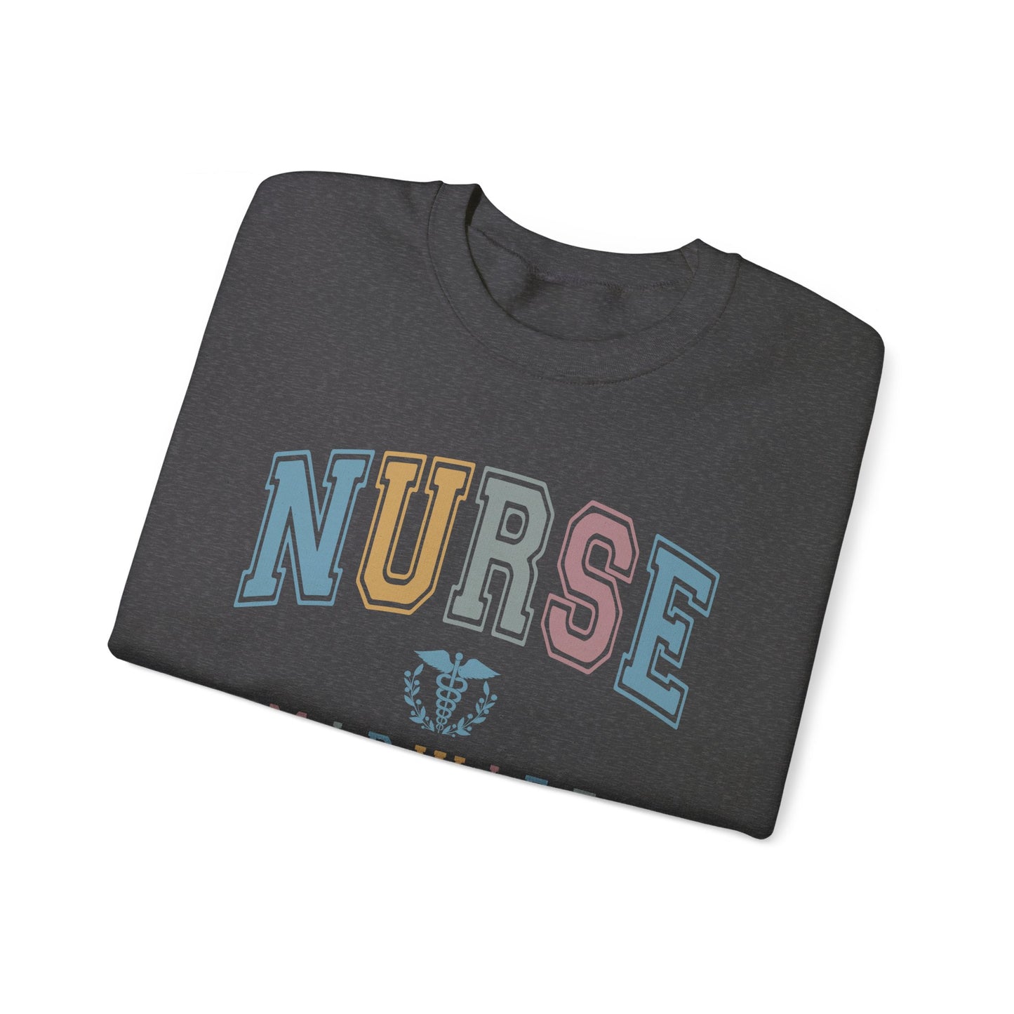 Colorful Varsity Nurse Midwife Sweatshirt