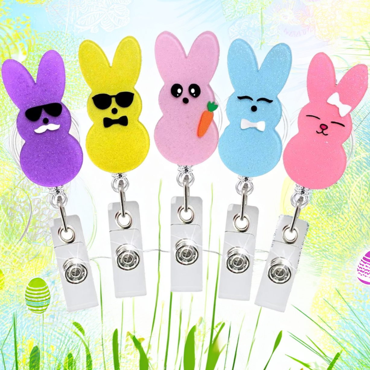 Easter Peeps Badge Reel