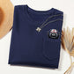 Raccoon Nurse Pocket T-Shirt