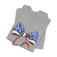 July 4th Stethoscope Bow T-Shirt