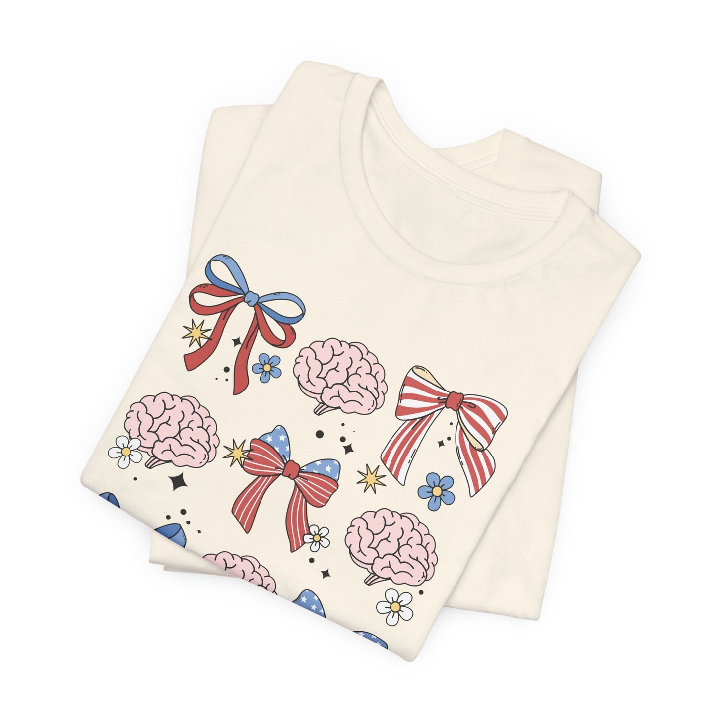 Bows & Brains July 4th T-Shirt