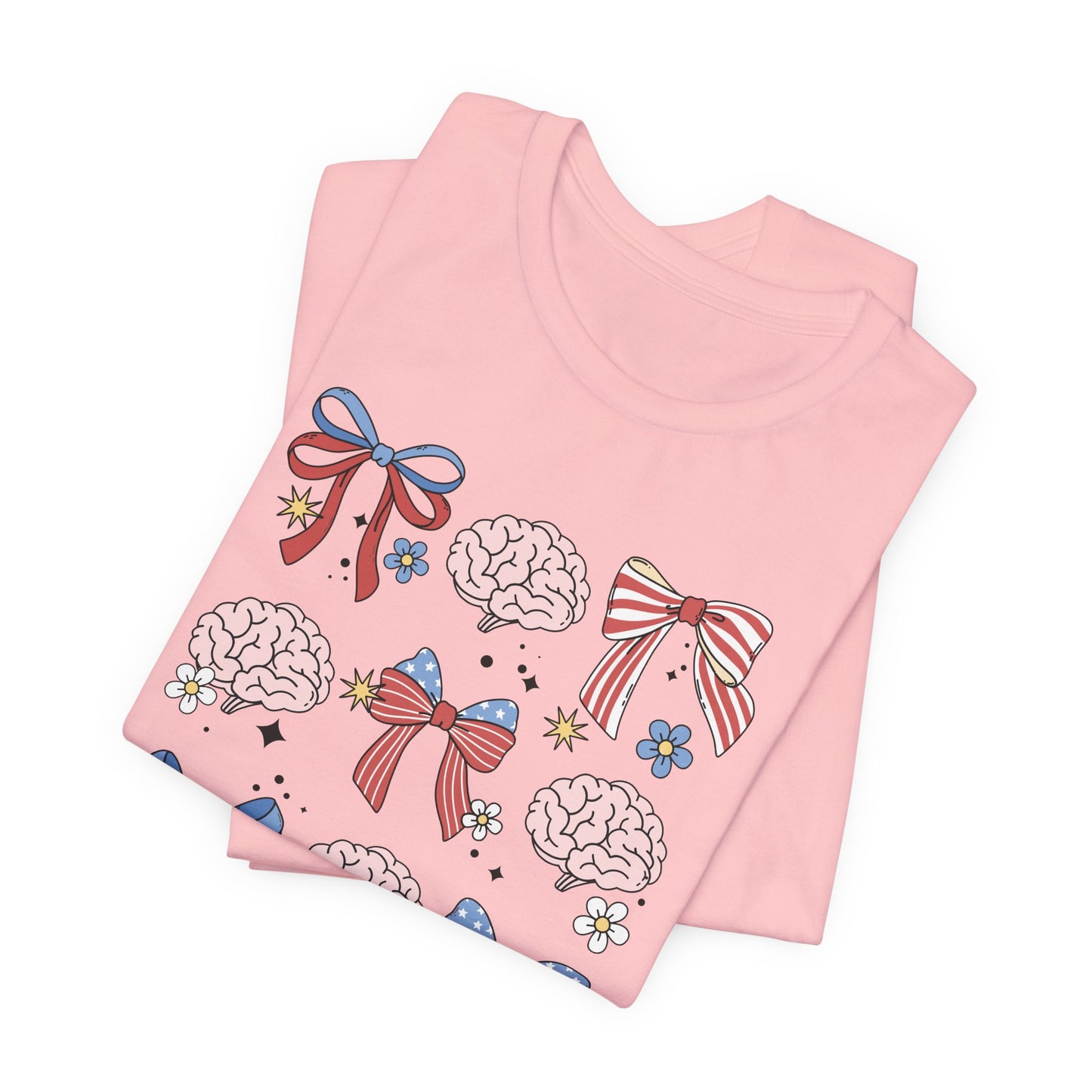 Bows & Brains July 4th T-Shirt