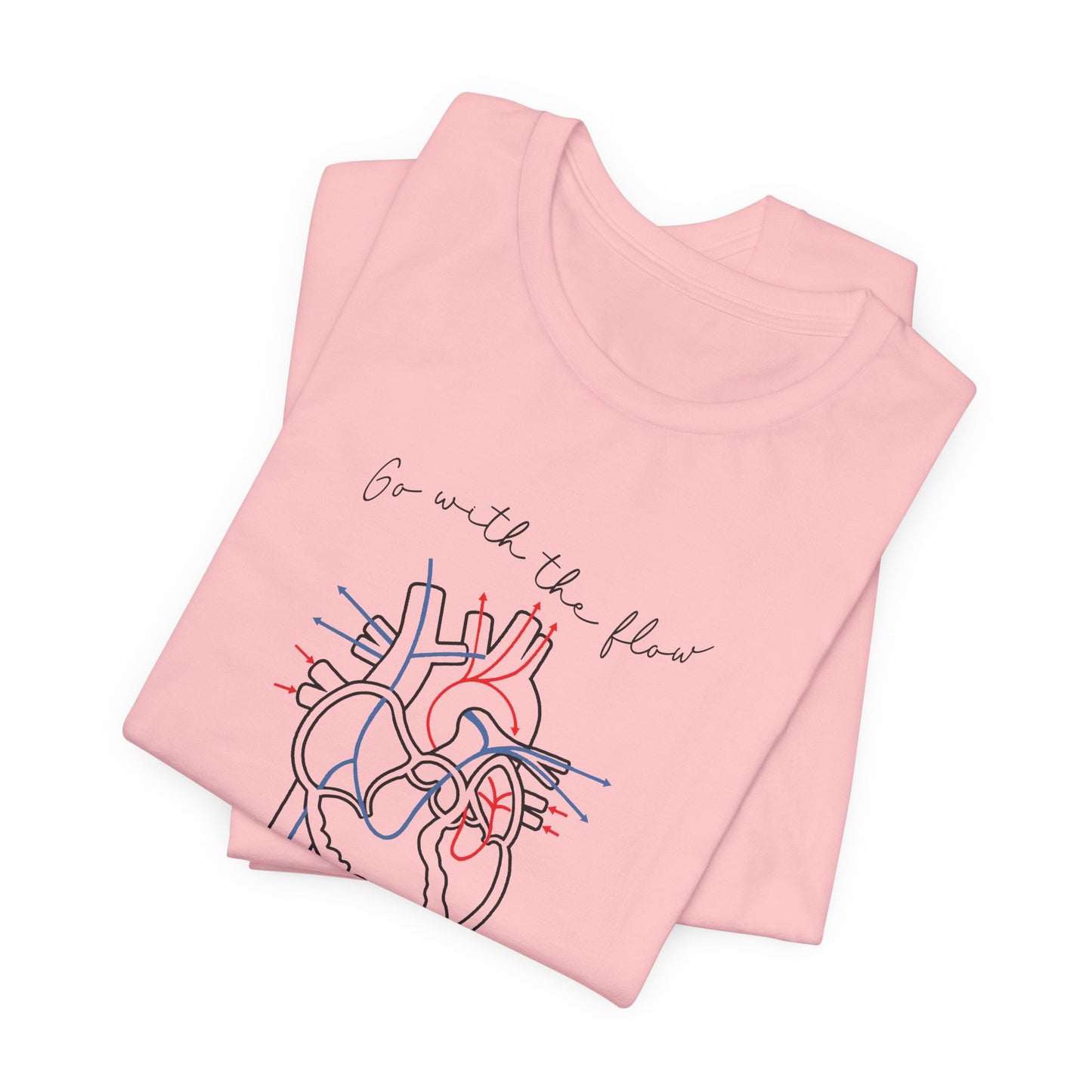 Go with the Flow Heart T-Shirt