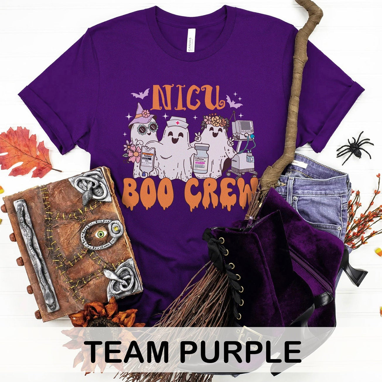 NICU Boo Crew Ghosts TShirt