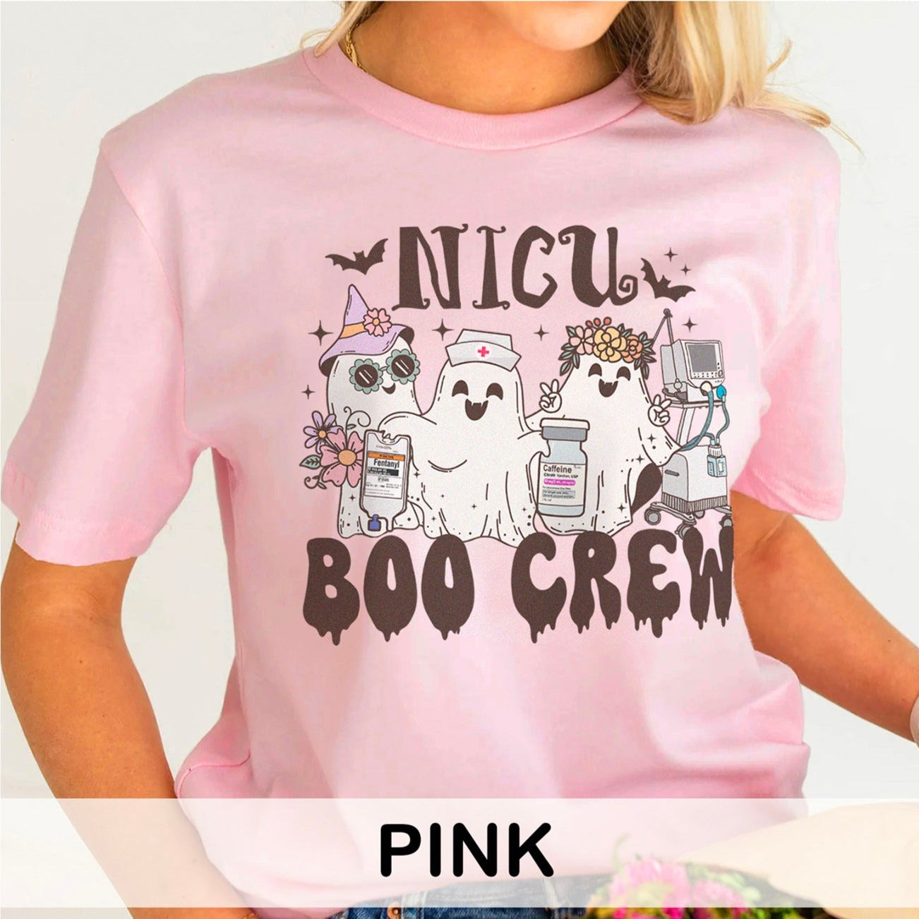 NICU Boo Crew Ghosts TShirt