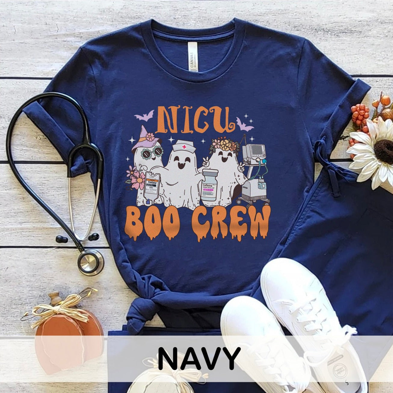 NICU Boo Crew Ghosts TShirt