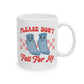 Don't Fall For Me Grippy Socks Ceramic Mug