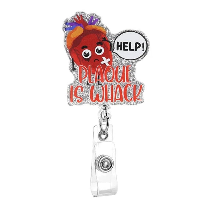 Plaque is Whack Badge Reel