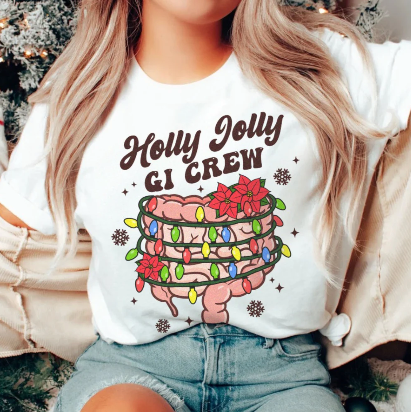 Holly Jolly GI Crew T-Shirt (Clearance - FINAL SALE)