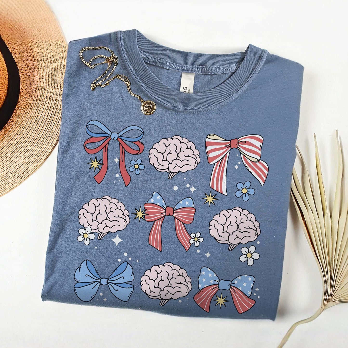 Bows & Brains July 4th T-Shirt