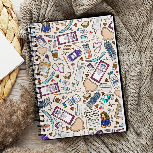ICU Nurse Favorite Things Spiral Notebook