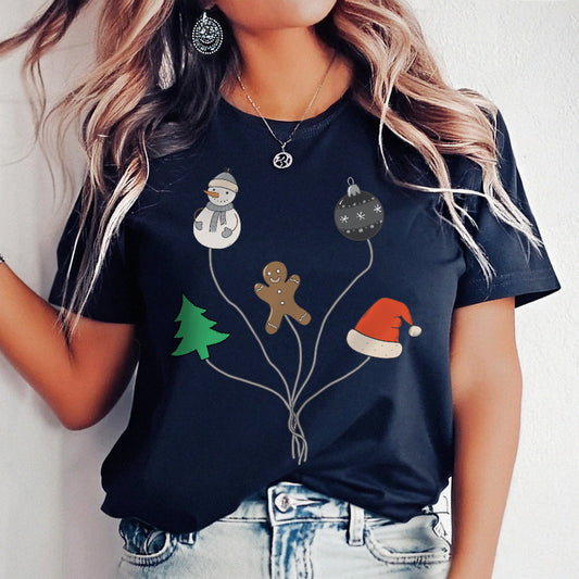 Christmas EKG Leads T-Shirt