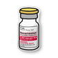 Rocuronium bromide injection vial on a white background