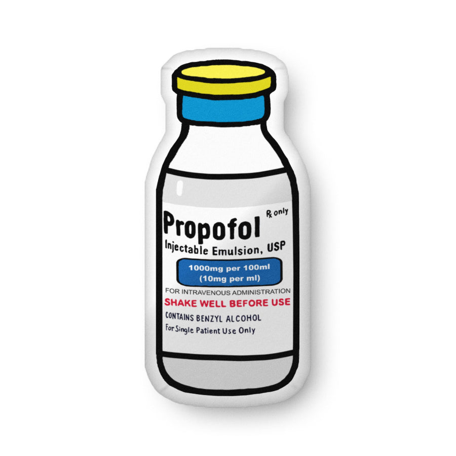Propofol Injectable Emulsion USP bottle with label on a white background
