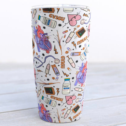 CVICU Doodles 20oz. Tumbler