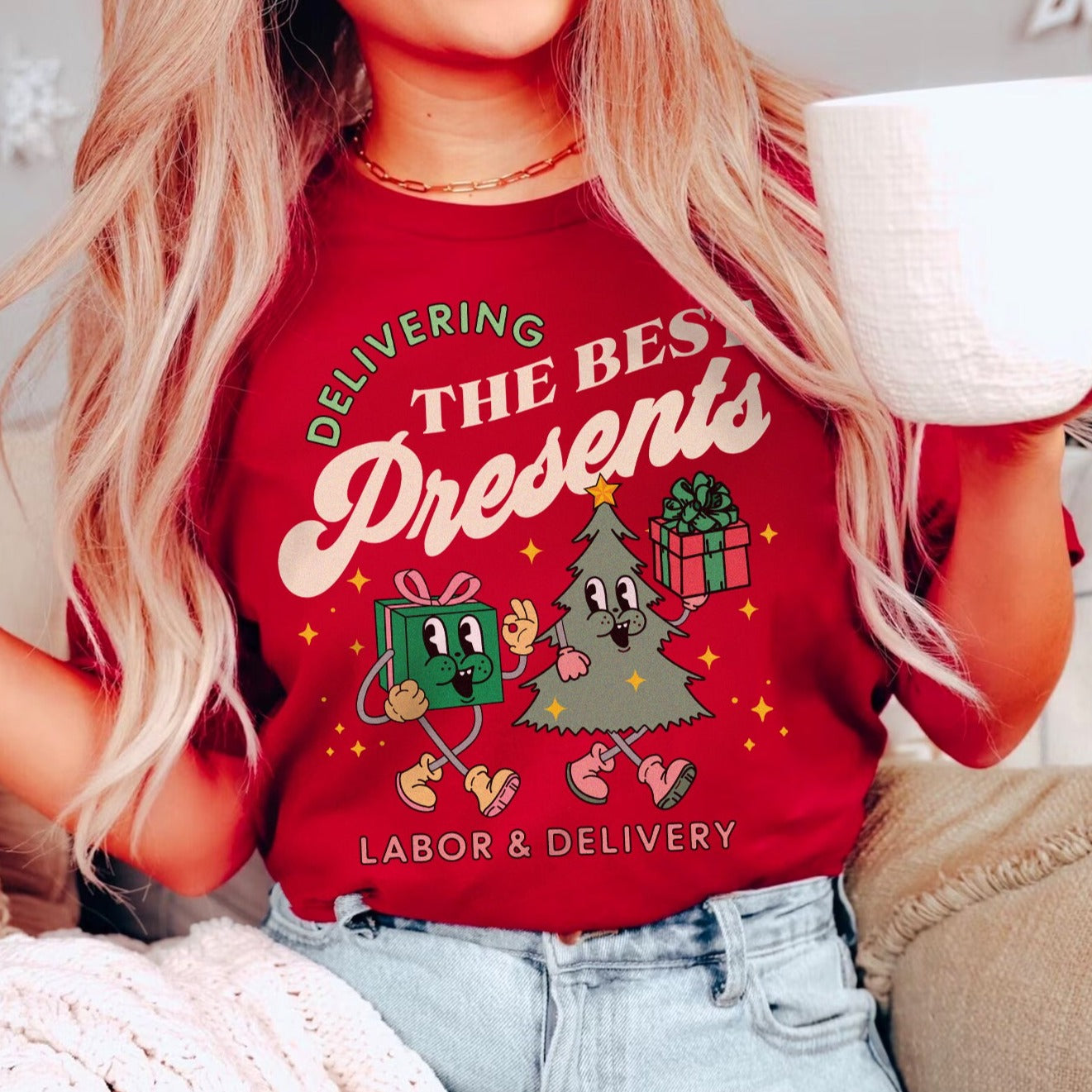 Delivering the Best Presents Labor & Delivery T-Shirt