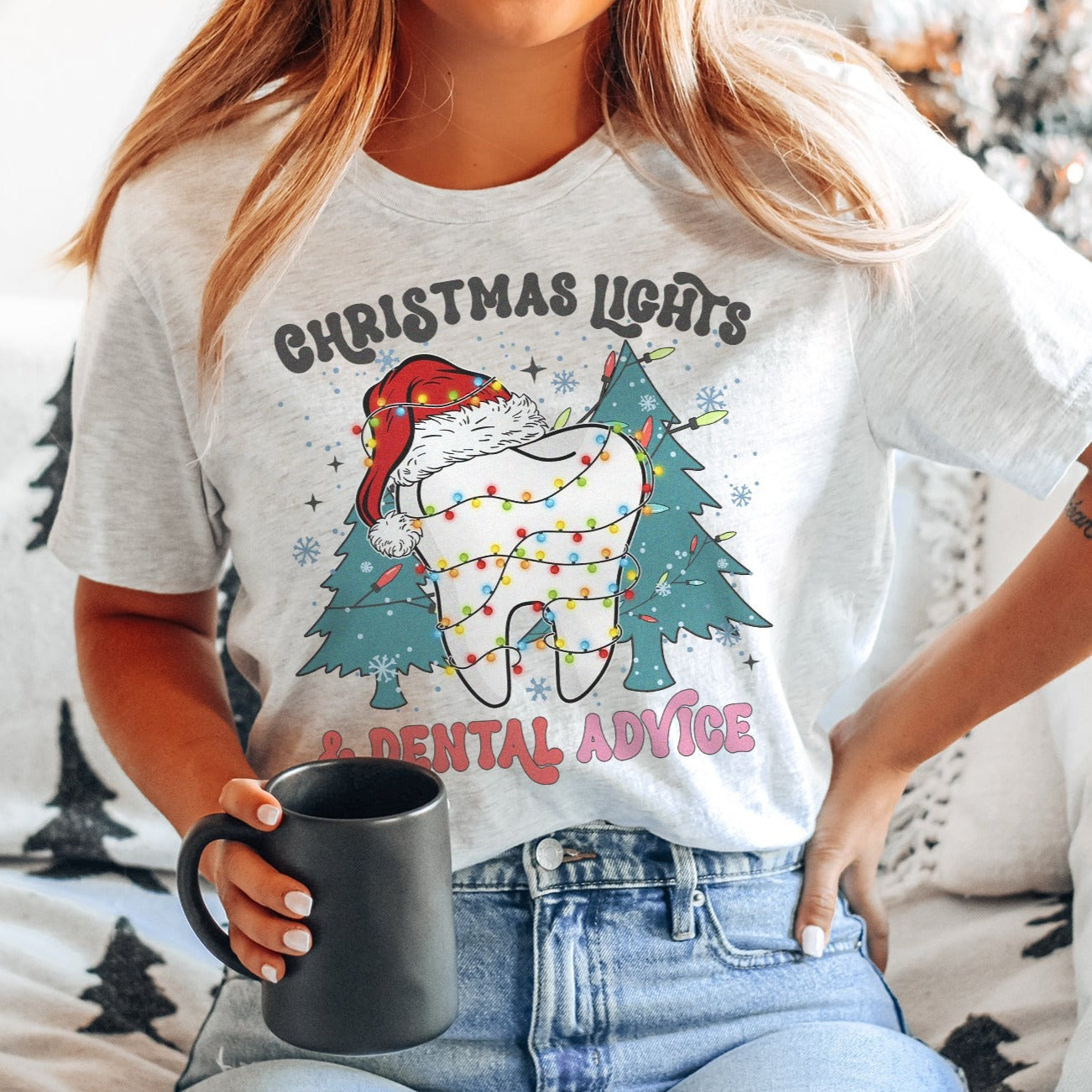 Christmas Lights & Dental Advice T-Shirt