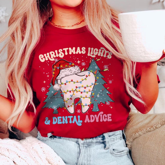 Christmas Lights & Dental Advice T-Shirt