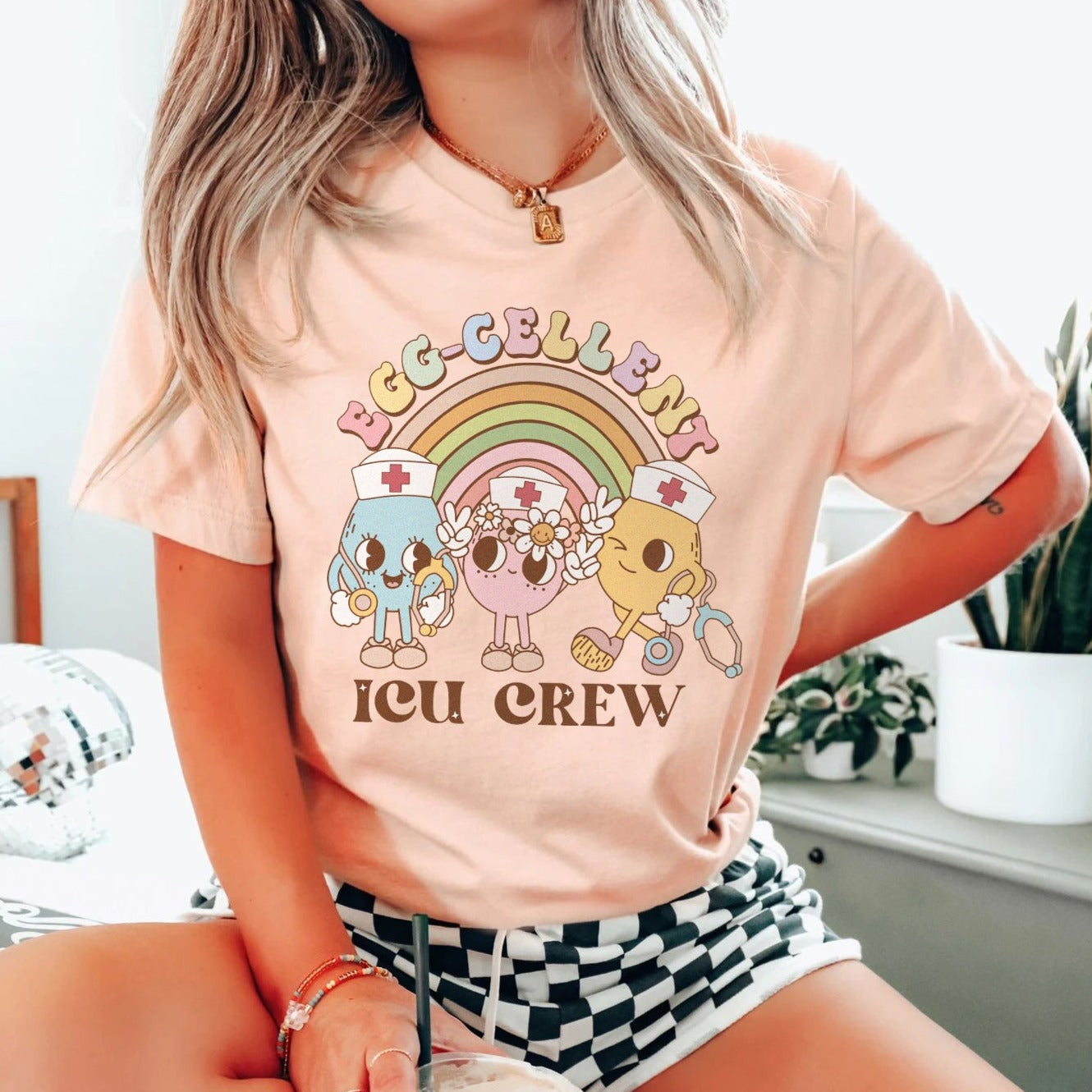 Egg-cellent ICU Crew T-Shirt