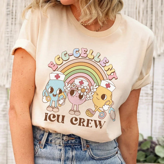 Egg-cellent ICU Crew T-Shirt