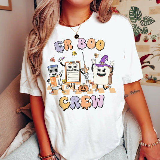 Retro ER Boo Crew T-Shirt