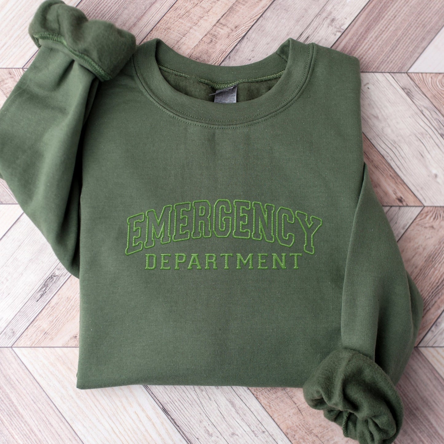 Embroidered Emergency Department Sweatshirt